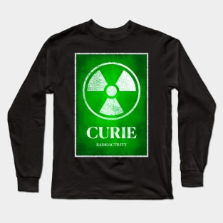 Marie Curie Radioactive Women in Science Poster Long Sleeve T-Shirt